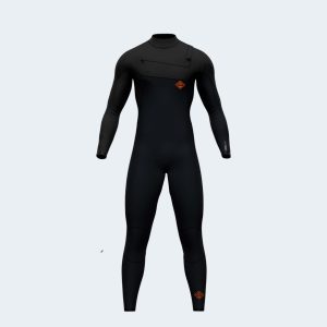 Men 4--3-5mm slate black-grey premium wetsuit